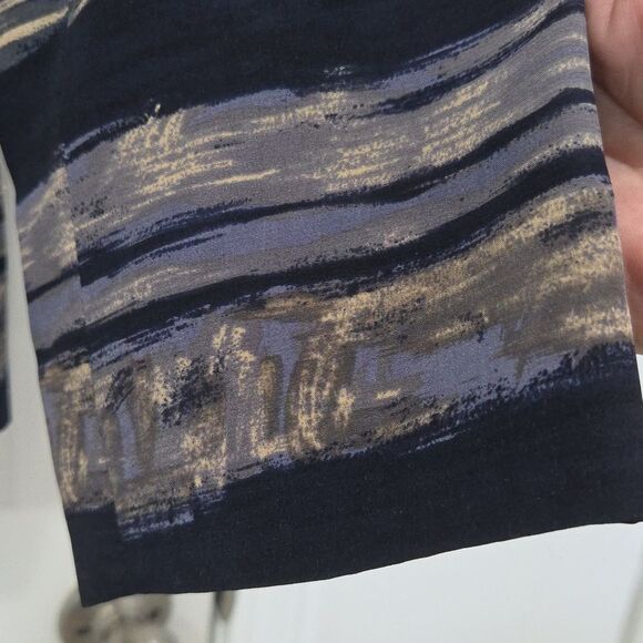 Pendleton Womans 100% Silk Colarless Dress Jacket, Shoulder Pads, Size 8 - Picture 5 of 7